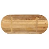 Stolna Mizna plošča 80x40x3,8 cm ovalna trden robusten mangov les | Shoptok.si