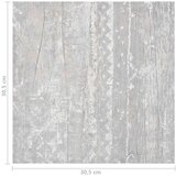  Podne daske 55 pcs Sivi 5 11 m&amp;sup2; PVC - Svijetlosiva i bijela Slike