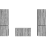  Set TV komoda 5 pcs Siva Sonoma Konstruirano drvo | Eponuda.com