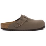 Birkenstock Natikači BOSTON MOCCA CALZ S Kostanjeva Cene