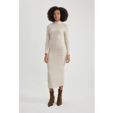 Defacto Bodycon Half Turtleneck Long Sleeve Maxi Dress | Eponuda.ba