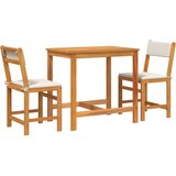  3-dijelni balkonski set s jastucima od masivnog drva bagrema | shoptok.hr