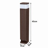 Brilagi Spoljašnja lampa sa 2 SCHUKO utičnice PILLAR 1xG9/11W/230V IP44 braon | Eponuda.com