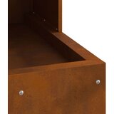 vidaXL Corten jeklo / Rjava Corten jeklo 50 x 50 x 100 cm Zunanji ogenj | Shoptok.si