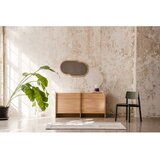 noo.ma Komoda u dekoru hrasta u prirodnoj boji 146x76x51 cm Hido – | shoptok.hr