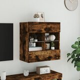  Zidni TV ormarić s LED svjetlima boja hrasta 58,5x30x60,5 cm | shoptok.hr