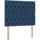 Krevet s madracem i skladištem Plava 120 x 190 cm tkanina | Eponuda.com