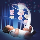 Infantino muzička vrteška za krevetac 3u1, roze | ePonuda.com