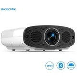 prenosni LED projektor VEVSHAO A22, Android, Dual WiFi, Bluetooth, 1000 ANSI lumnov, stereo zvočniki, samodejni fokus, deljenje zaslona, max