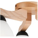 LAMKUR Nadgradni plafonski luster ADRIANO 3xE27/60W/230V hrast | Eponuda.com