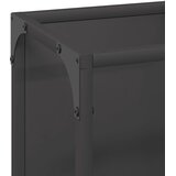  Stalak za drva crni 25x25x80 cm Hladno valjani čelik | shoptok.hr
