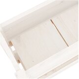  Sadilica bijela 77 x 25 x 66 cm od masivne borovine | shoptok.hr
