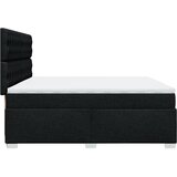  Krevet s oprugama i madracem crni 200x200 cm od tkanine | shoptok.hr