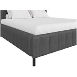 CARRYHOME OBLAZINJENA POSTELJA 140 cm x 200 cm , tekstil antracit | Shoptok.si
