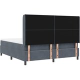  Krevet s opruga kutije Tamno siva 180 x 200 cm Baršun | shoptok.hr