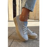 Lee Cooper Womens Platform Sneakers With Weaving Cene