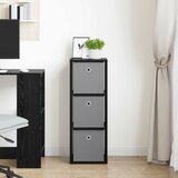  Kreveta s ladicama Crni hrast 30,5 x 27 x 84,5 cm | shoptok.hr