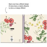  Bilježnica Miquelrius A5 Botanical Flora Papaver 100L 70g/m2 kocke MR4423 | shoptok.hr