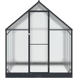  Vrtni staklenik s vratima Antracit 183,5 x 243,5 x 207 cm | shoptok.hr