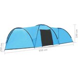  Iglu šator za kampiranje 650 x 240 x 190 cm za 8 osoba plavi | shoptok.hr