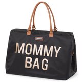 Childhome Torba Mommy Bag Big črna zlata | Shoptok.si