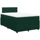  Krevet box spring s madracem tamnozeleni 120x190 cm baršunasti | shoptok.hr