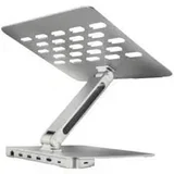 HMC-STND aluminijski stalak za laptop s USB-C hubom 7u1, HDMI, LAN
