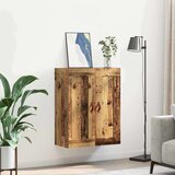vidaXL Stenska omara Star les 69,5 x 34 x 90 cm Konstruiran les | Shoptok.si