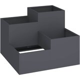  Vrtna saksija Antracit 100 x 100 x 60 cm Čelik | shoptok.hr