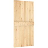  Klizna vrata 100 x 210 cm Čvrsta borovina (neobrađena) | shoptok.hr