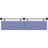  Držeće uzglavlje Zidne Traper plava 210 x 55 x 5 cm tkanina - Trapere plave boje 200 cm bez LED | shoptok.hr