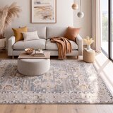 Universal Prljavo plavi tepih 192x290 cm Berta &amp;ndash; Slike
