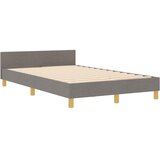  Krevetna konstrukcija Sivo-smeđa 120 x 200 cm tkanina | shoptok.hr