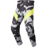 Alpinestars Racer Tactical Pants Gray/Camo/Yellow Fluorescent 32 Motokros hlače