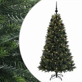  Umjetno božićno drvce s kuglicama 240 cm 300 LED lampica - 240 cm s LED-ima i crnim lopticama | shoptok.hr