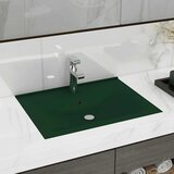  Luksuzni umivaonik mat tamnozeleni 60 x 46 cm keramički Cijene