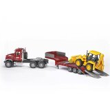 Bruder vlačilec MACK Granite LKW s prikolico in bagarjem JCB 4CX 02813 Cene