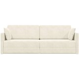  Podni kauč na razvlačenje Krema 213 x 70 x 77 cm Baršun | Eponuda.com