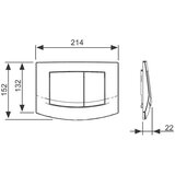 Tece 9240200 Ambia aktivirna tipka bela | Shoptok.si