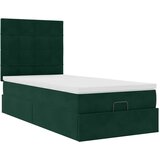  Okvir kreveta s madracima tamnozeleni 90x190cm baršunasti | Eponuda.com