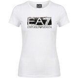 Ea7 Emporio Armani Majice s kratkimi rokavi 7W001093 AF10373 Bela Cene