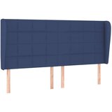  Krevet s oprugama i madracem plavi 200 x 200 cm od tkanine | shoptok.hr