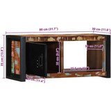 TV ormarić 80x30x35 cm Obrađeno puno drvo | shoptok.hr