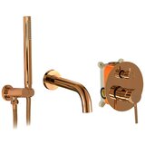 Rea Baterija za kadu podžbukna Lungo Copper Plus Box | shoptok.hr