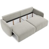 Makamii Svijetlo siva sklopiva/s prostorom za odlaganje sofa 238 cm Kalena – | shoptok.hr