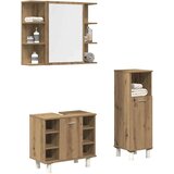  Kopalniška garnitura 3-delna artisan hrast inženirski les | Shoptok.si