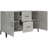  Komoda siva boja betona 100x36x60 cm od konstruiranog drva | shoptok.hr