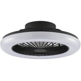 Brilliant LED prigušiva stropna svetiljka sa ventilatorom MONTERO LED/20W/230V crna + daljinski upravljač | Eponuda.com