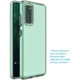 Spring Ovitek Spring clear TPU za Samsung Galaxy A12/Galaxy M12 - Svetlo zelena | Shoptok.si