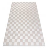 RugsX Preproga AURA EB112 kremna - Šahovnica, strukturna, moderna 240x330 cm, (5000256022) | Shoptok.si